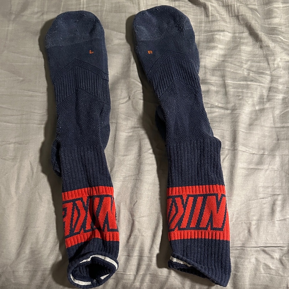 Nike Men's Athletic Socks in Navy and Red